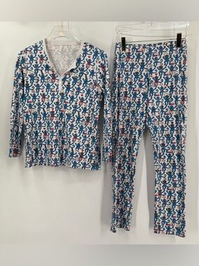ROLLER RABBIT Dallas Texas Cowboy Monkey Pajamas size small